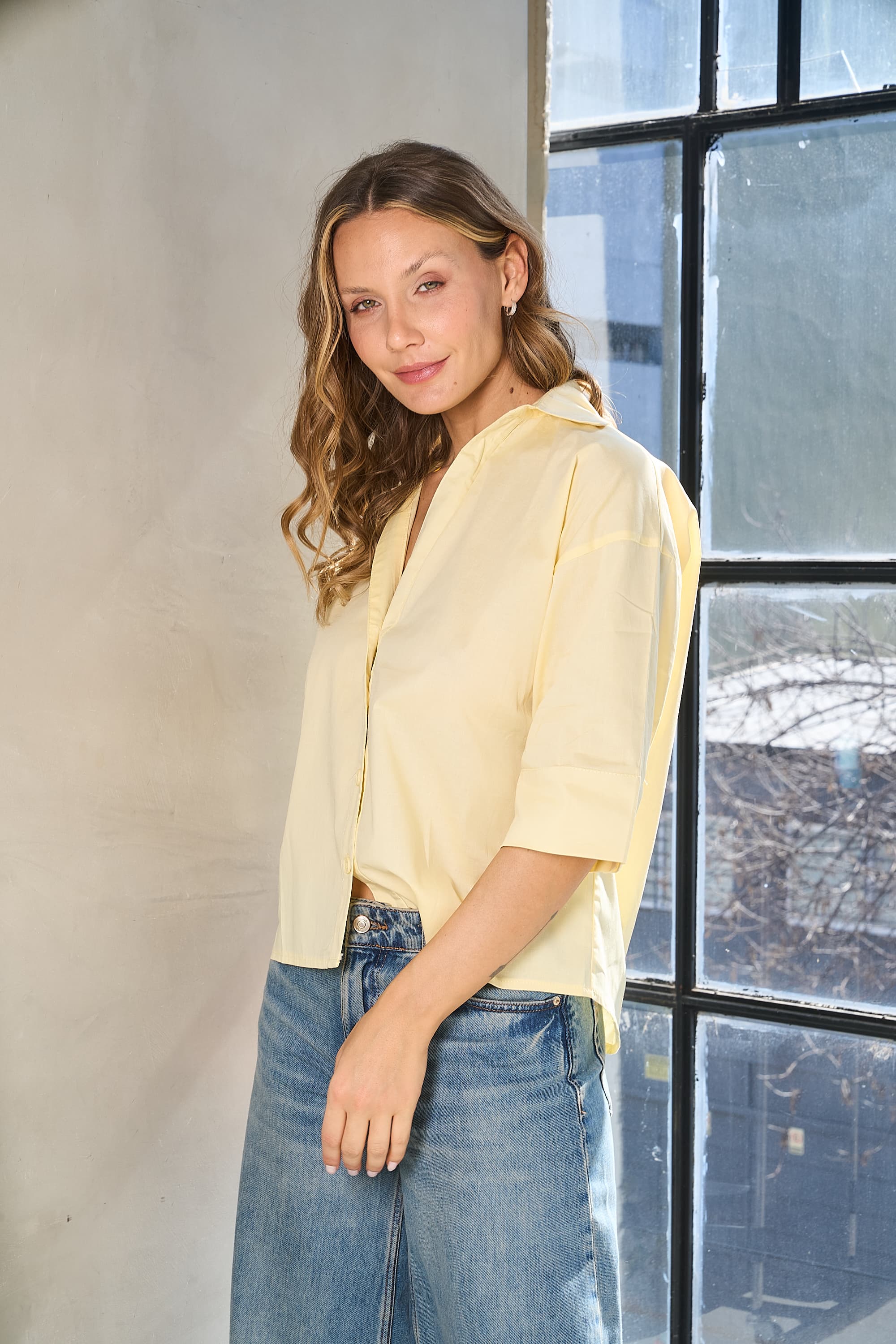 Camisa Olaf - Art 1377 (poplin vicent)