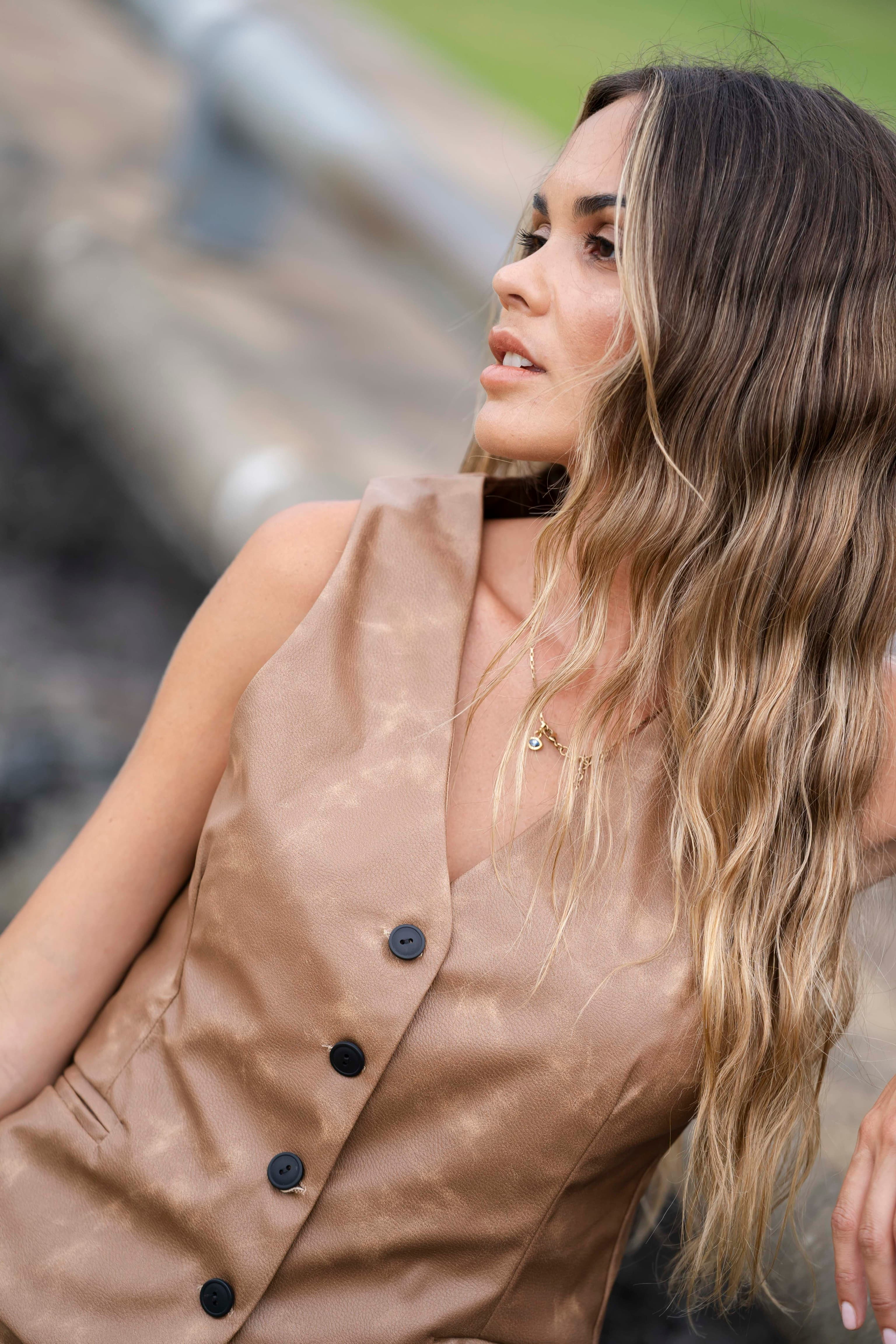 Chaleco Belen - Cuero