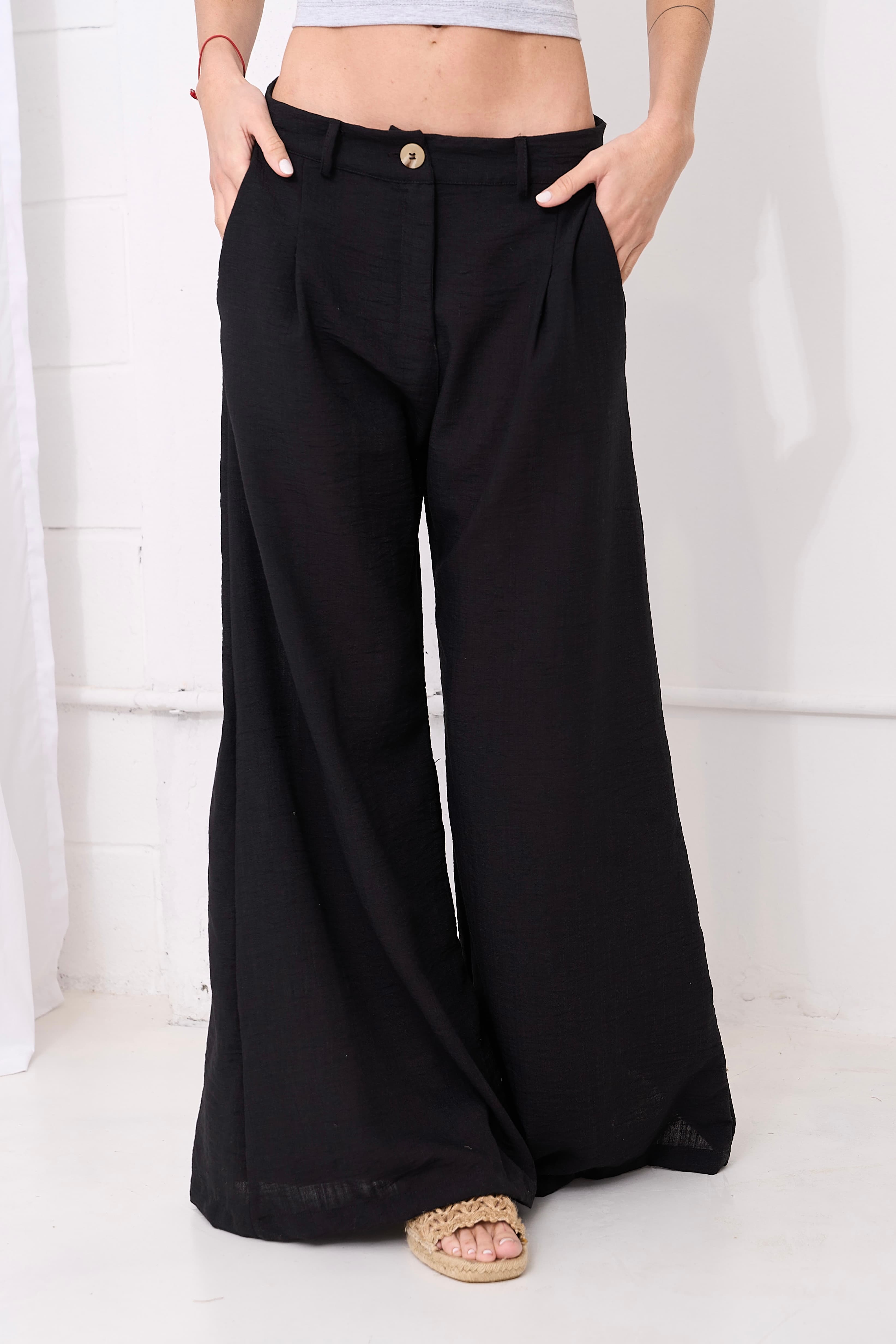 Pantalon Row Pinzas - Art 1083