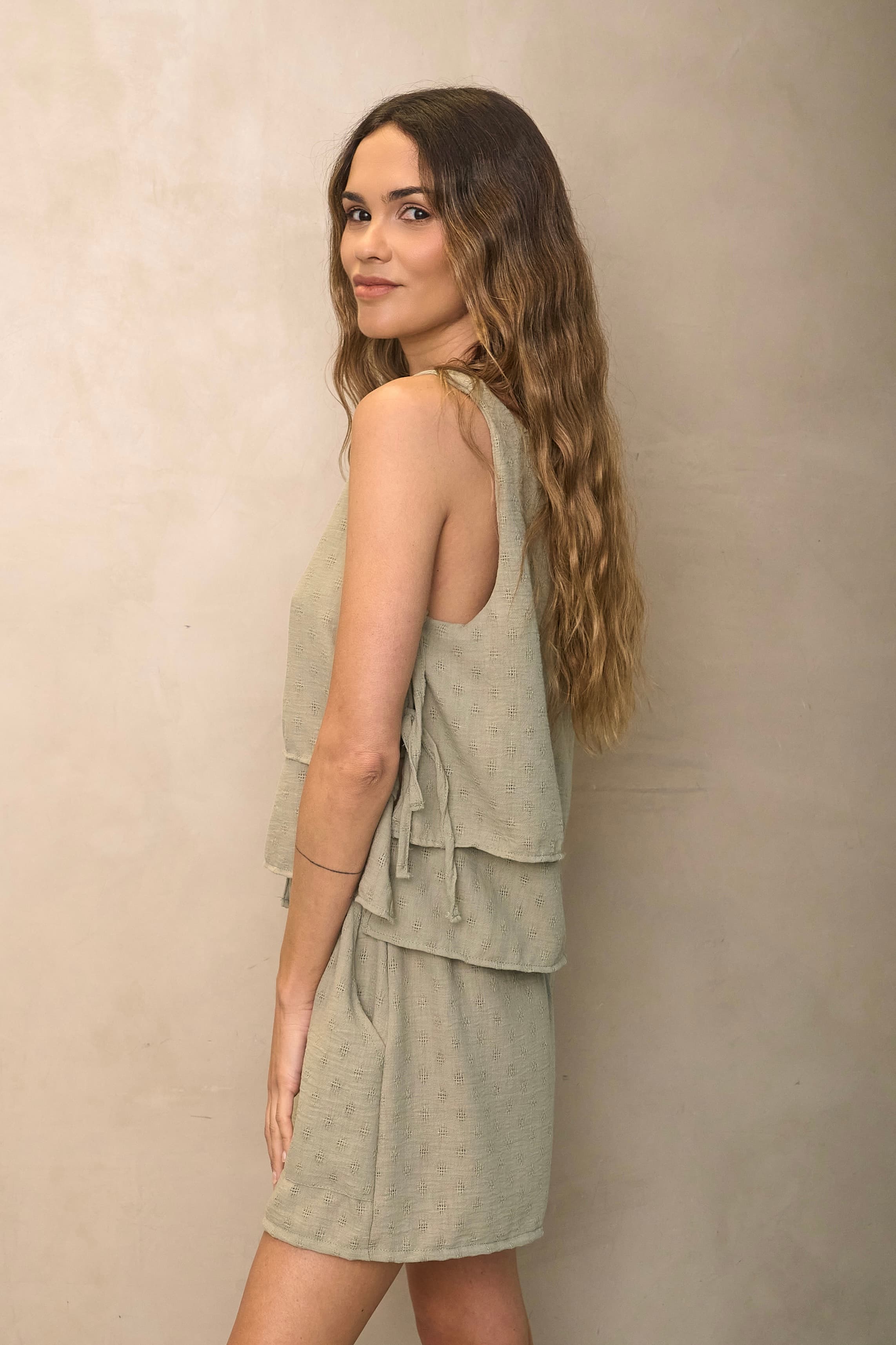 Blusa San Antonia (pechera) - Art 1403 lino calado