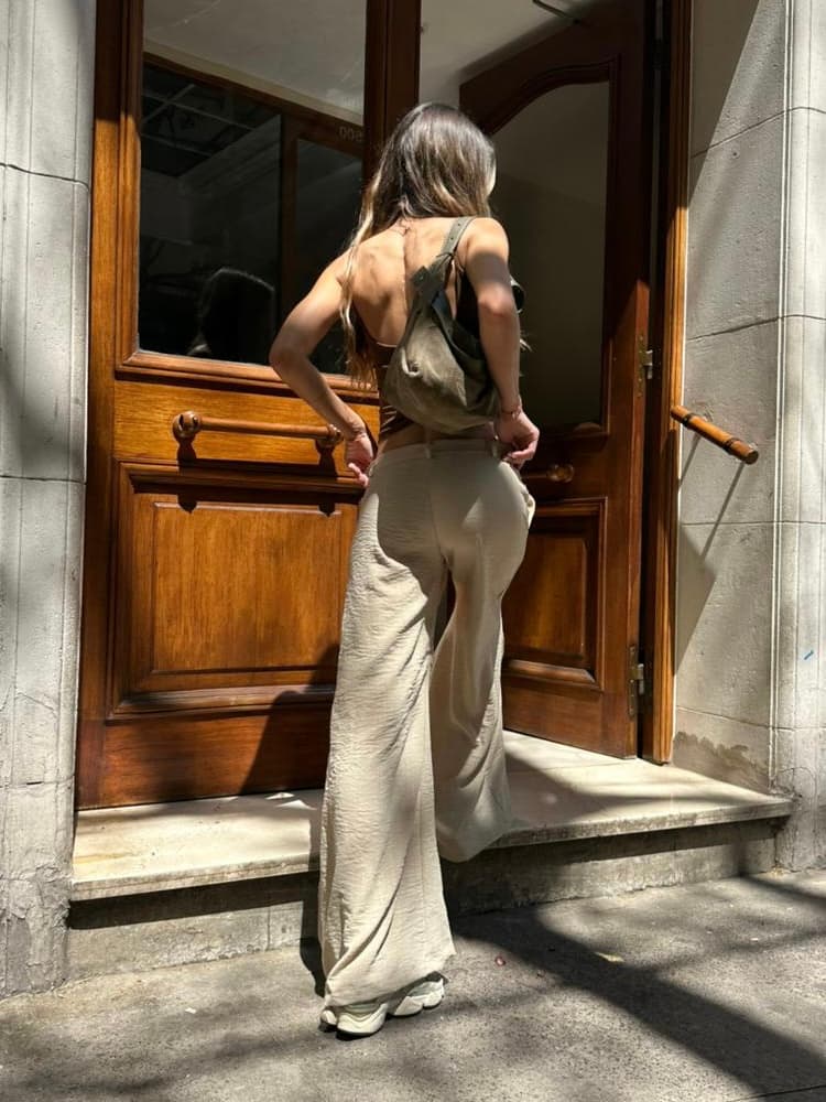 Pantalon Row Pinzas - Art 1083