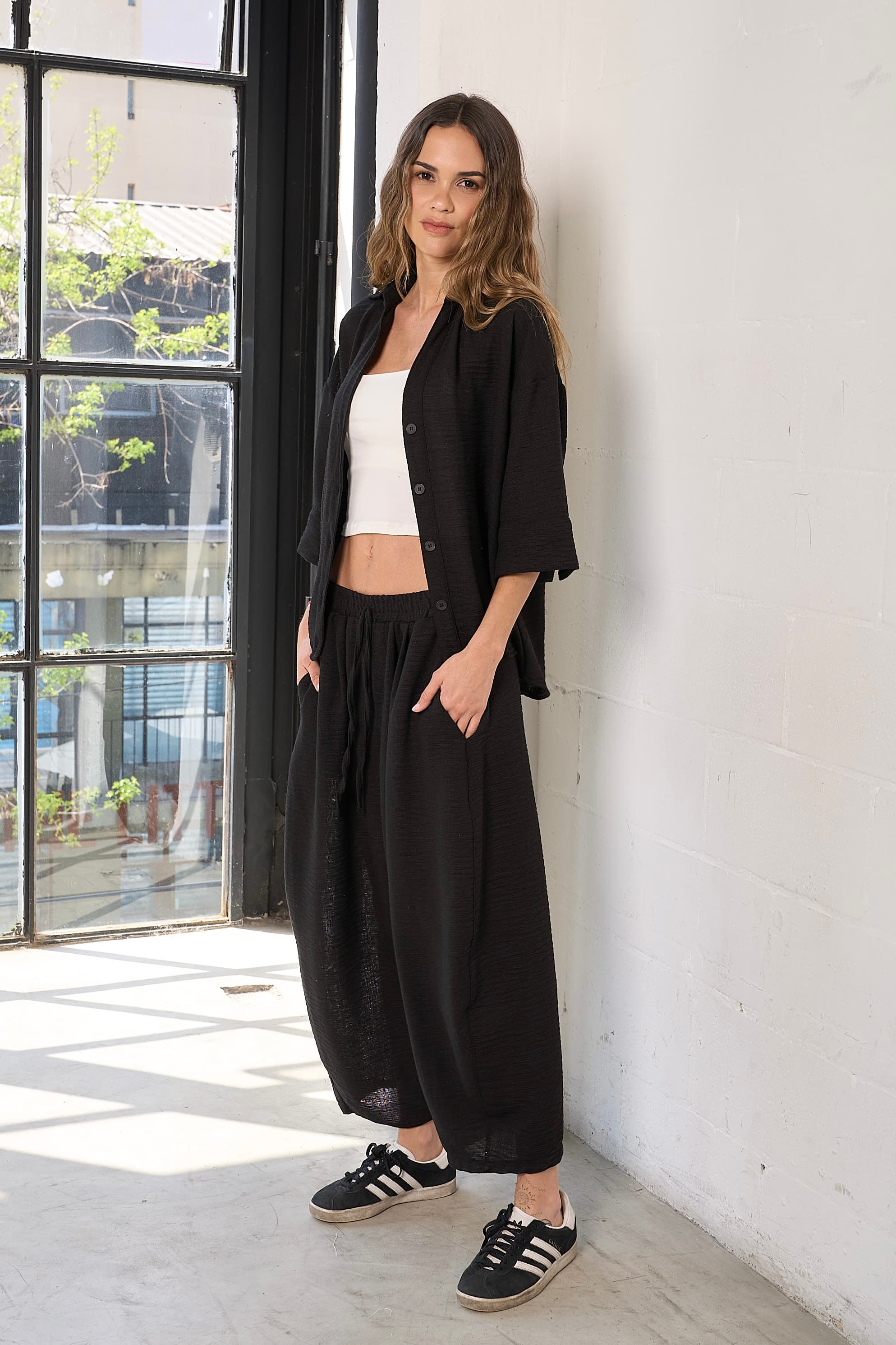 Camisa Solana - Art 1377 (lino rustico)