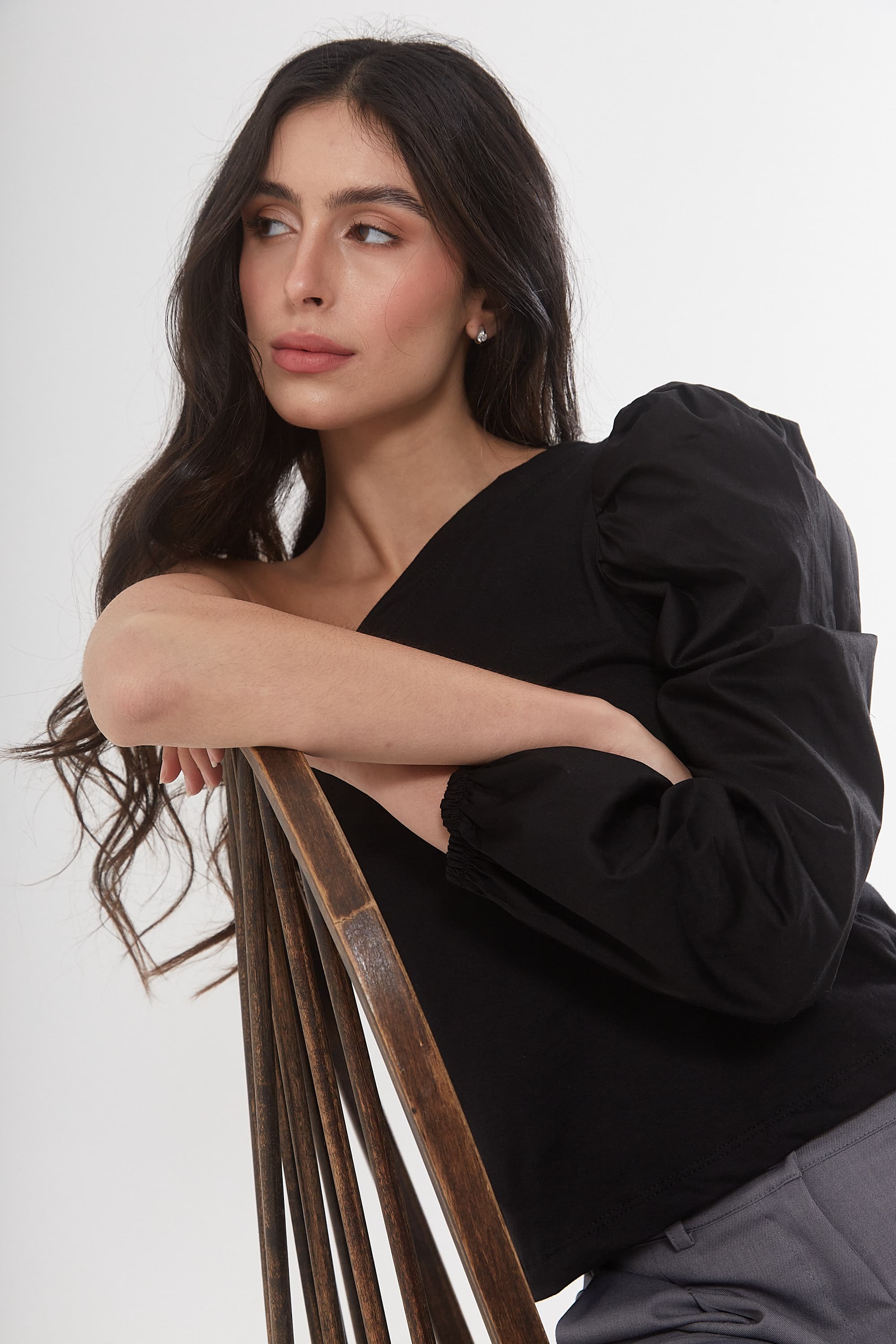 Blusa Tania - Jersey 1 hombro